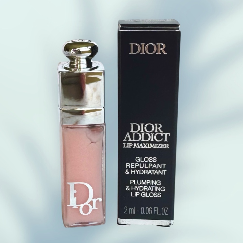 Dior Addict Lip Maximizer 001 Pink Plumper Sheer Plumping Lip Gloss NEW Lipgloss